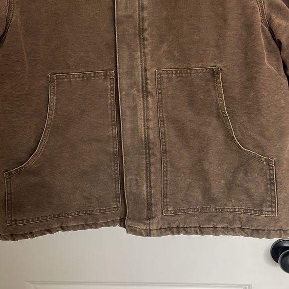 Carhartt Men's Vintage J22 CHT Artic Quilted Coat Brown 2XL Tall - Picture 8 of 13